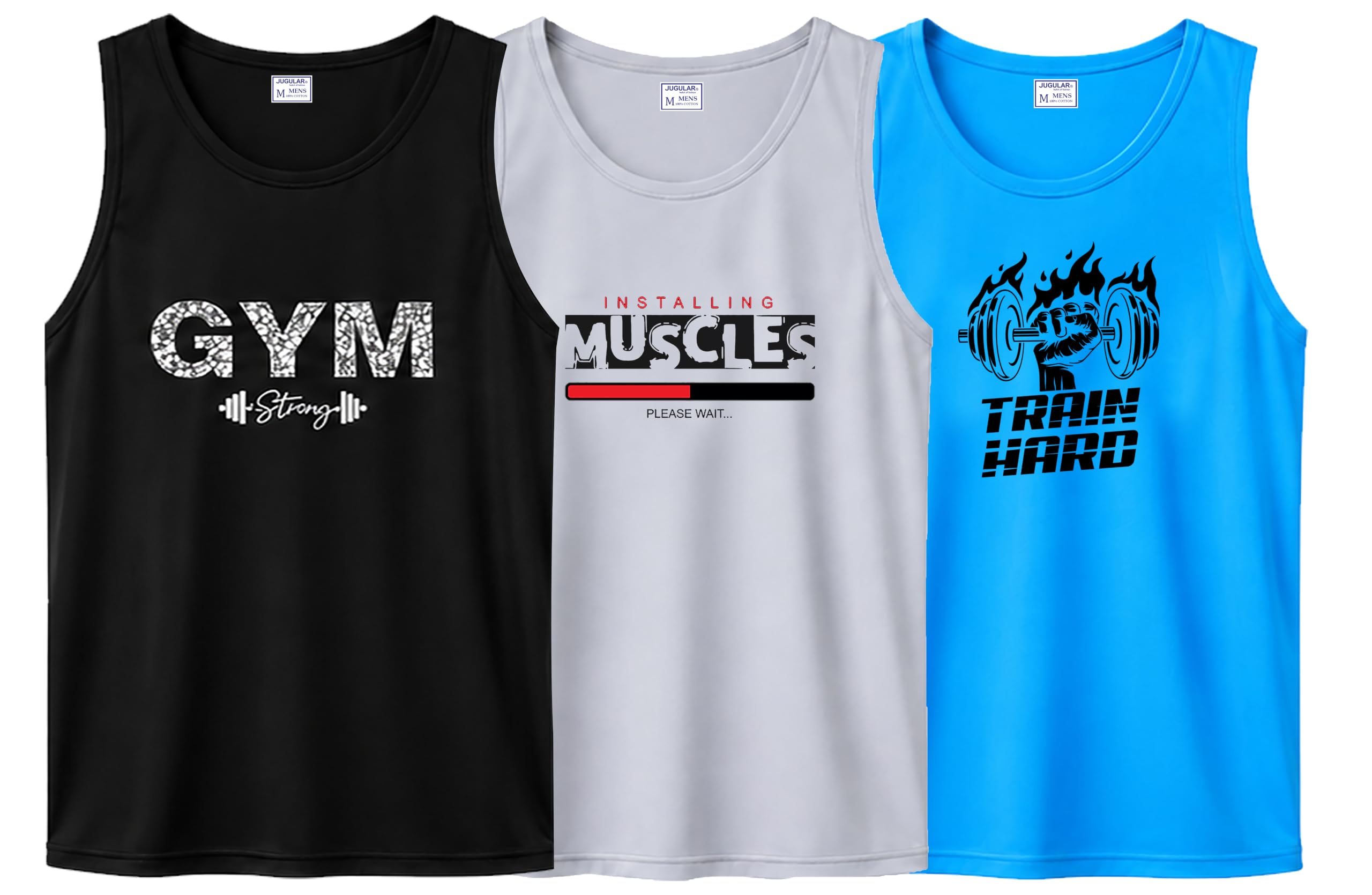 jugular Men's Polyester Printed Vest, Pack of 3-picture-32
