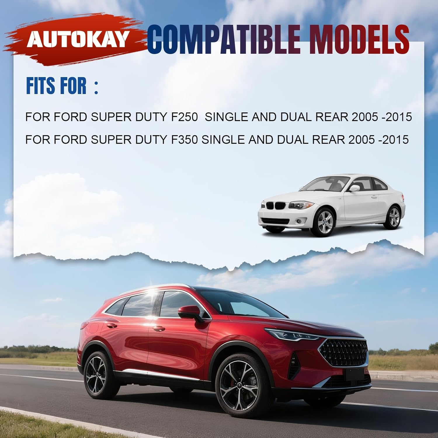 AUTOKAY Front Axle Seal And Greaseable U Joint Kit for Ford F250 F350 Superduty 2005-2014, Replaces 2014835 2017426 54983 25-332X SPL55-3X