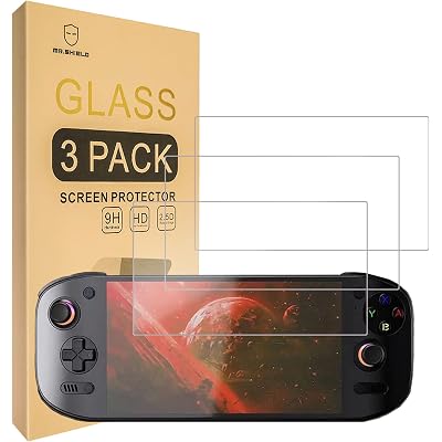 Mr.Shield Screen Protector compatible with AYN Odin 2 Portal [Tempered Glass] [3-PACK] [Japan Glass with 9H Hardness]