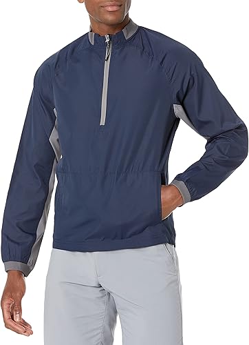 Charles River Apparel Hombre 9942 Manga Larga Chamarra contra viento - Azul - Sm