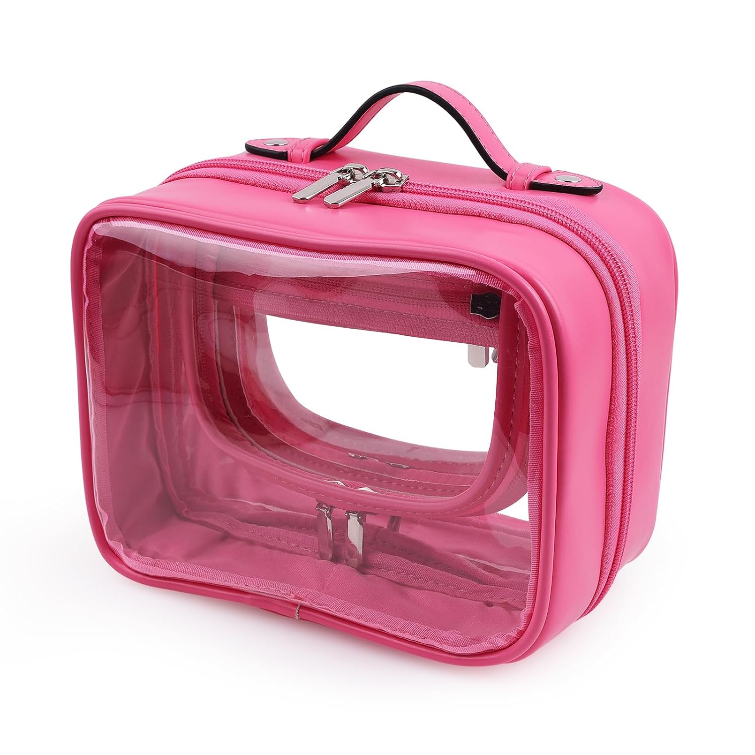 Lychii TSA Approved Toiletry Bag Clear Travel Bag for Liquids Toiletries Makeup Cosmetic Bag Organizer Carry on Travel