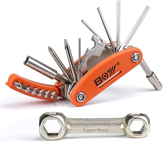 MatyKitBikeTools 30-in-1 Bike Multitool Set: 20-Function CrV Multitool + 10-in-1 Iron Bone Wrench for Cycling Repairs & Maintenance