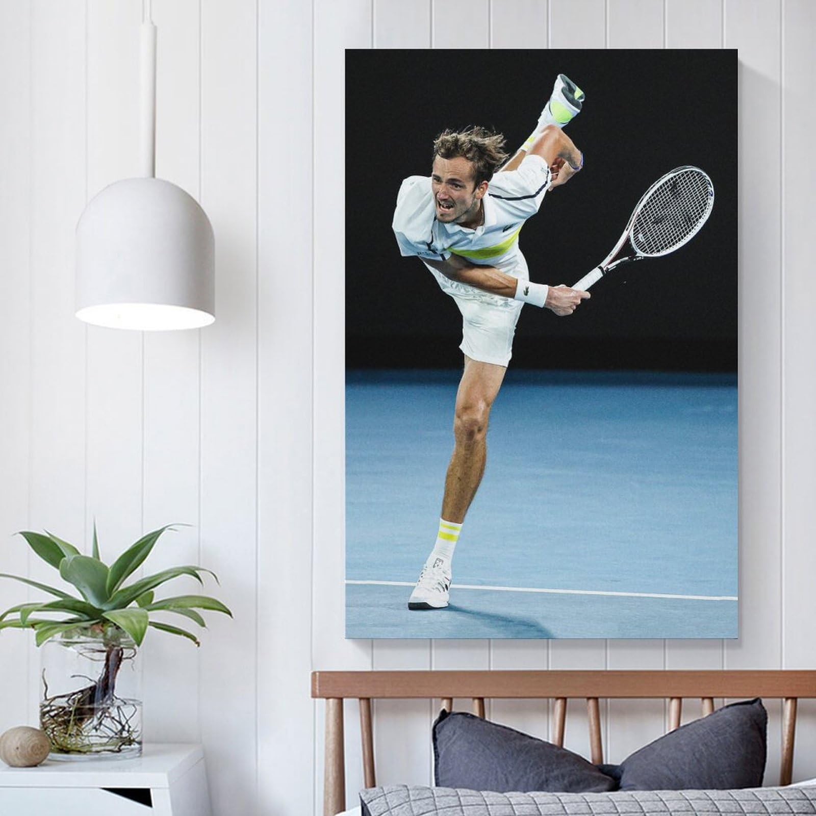 Amazon.co.jp: ダニール・メドベージェフ・テニス選手ポスター アート