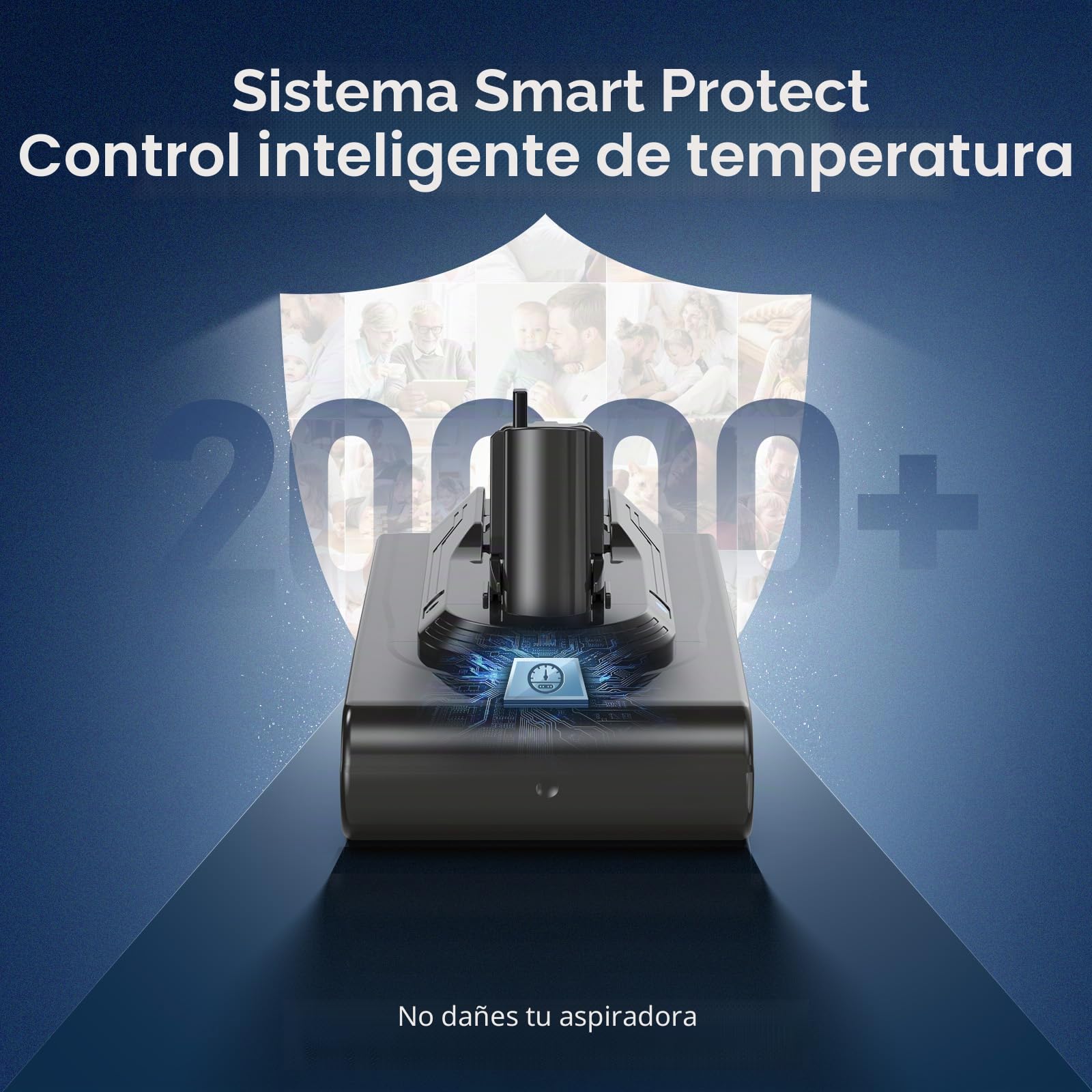 Morpilot Batería para Dyson V11, 7000 mAh Click-in Batería de Repuesto para V11 Absolute/V11 Extra/V11 Fluffy/V15 Detect