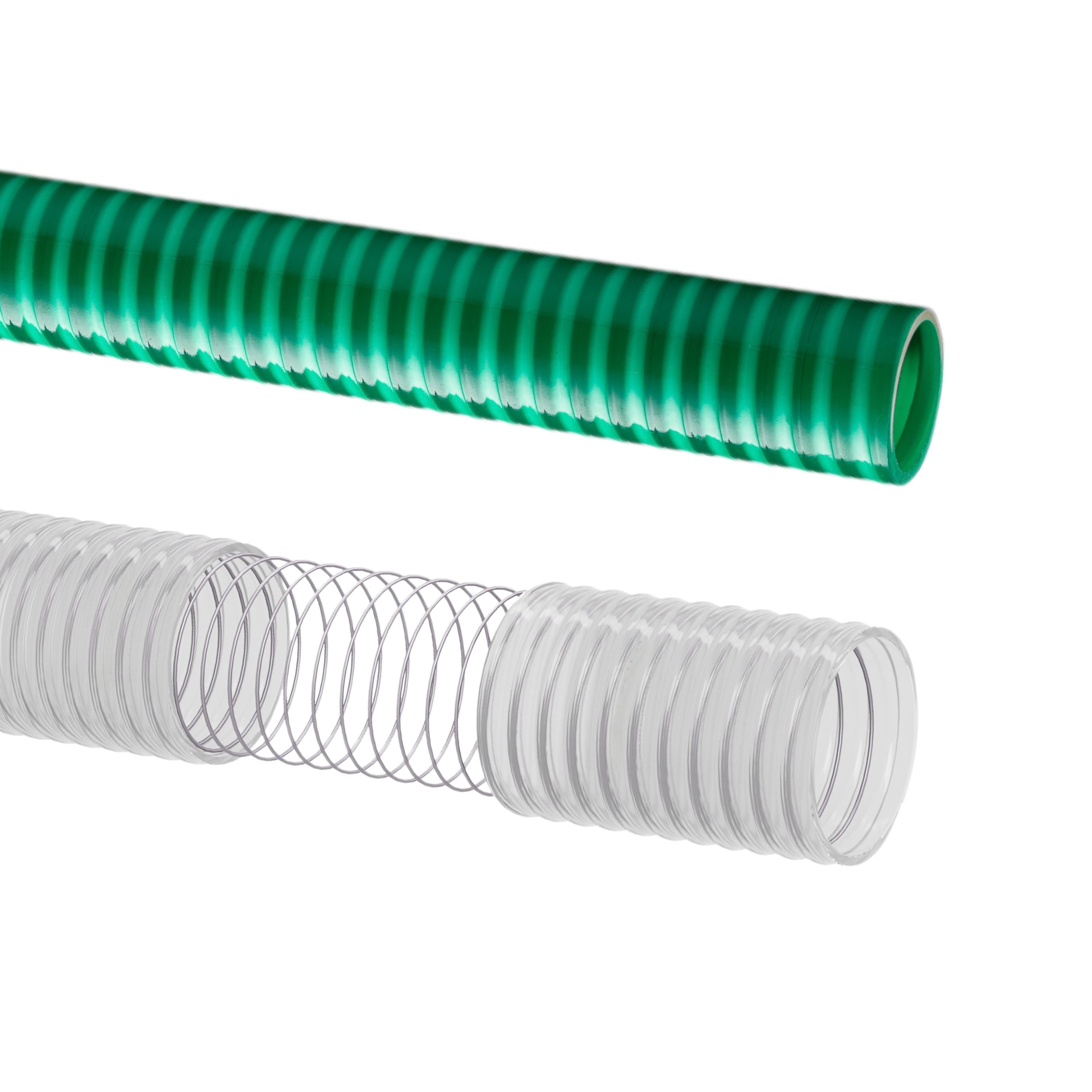 Saugschlauch 1 Zoll mit Stahlspirale, 10m – knickfest & vakuumfest – flexibler Saug- & Druckschlauch – 2–50m – für Pumpe, Wasser, Absaugung, Garten & Industrie (10m)