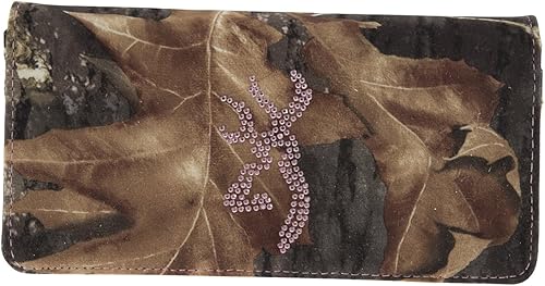 Brn Bkmark Bling Wallet CamoPink Signature Products Group Bgt1131, Rosado