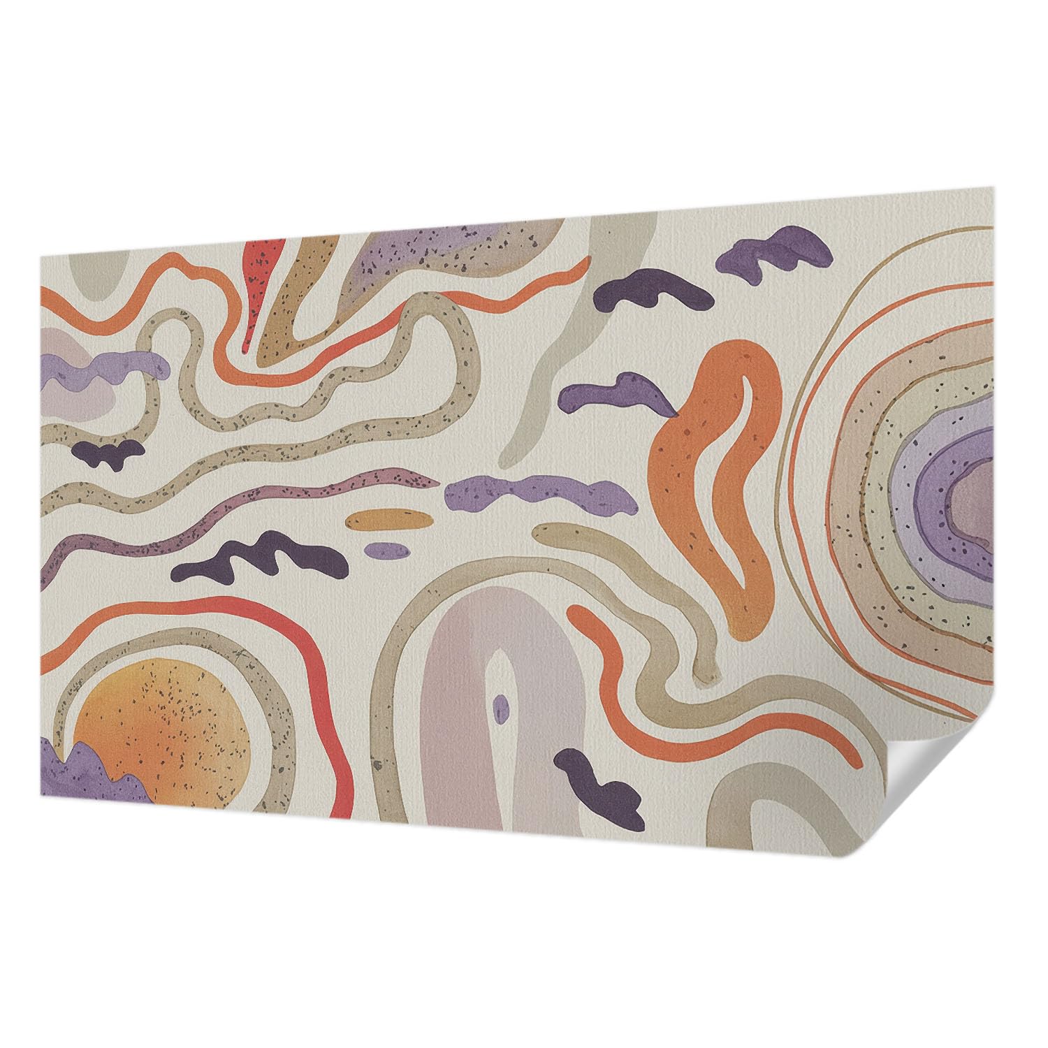 Papier peint autocollant abstrait 416x254 cm Tulup pour chambre