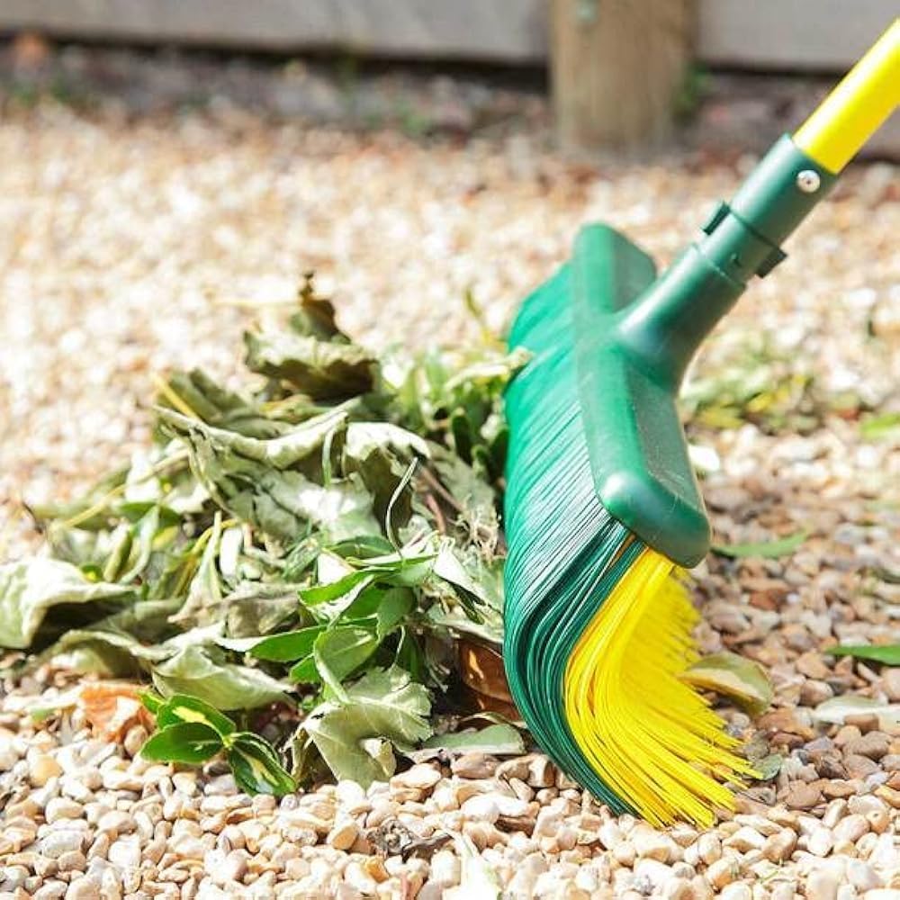 Spazzola Per Erba Sintetica Con Manico Estensibile 80-140 Cm - Rastrello Per Pulizia Prato Artificiale - Foto 4