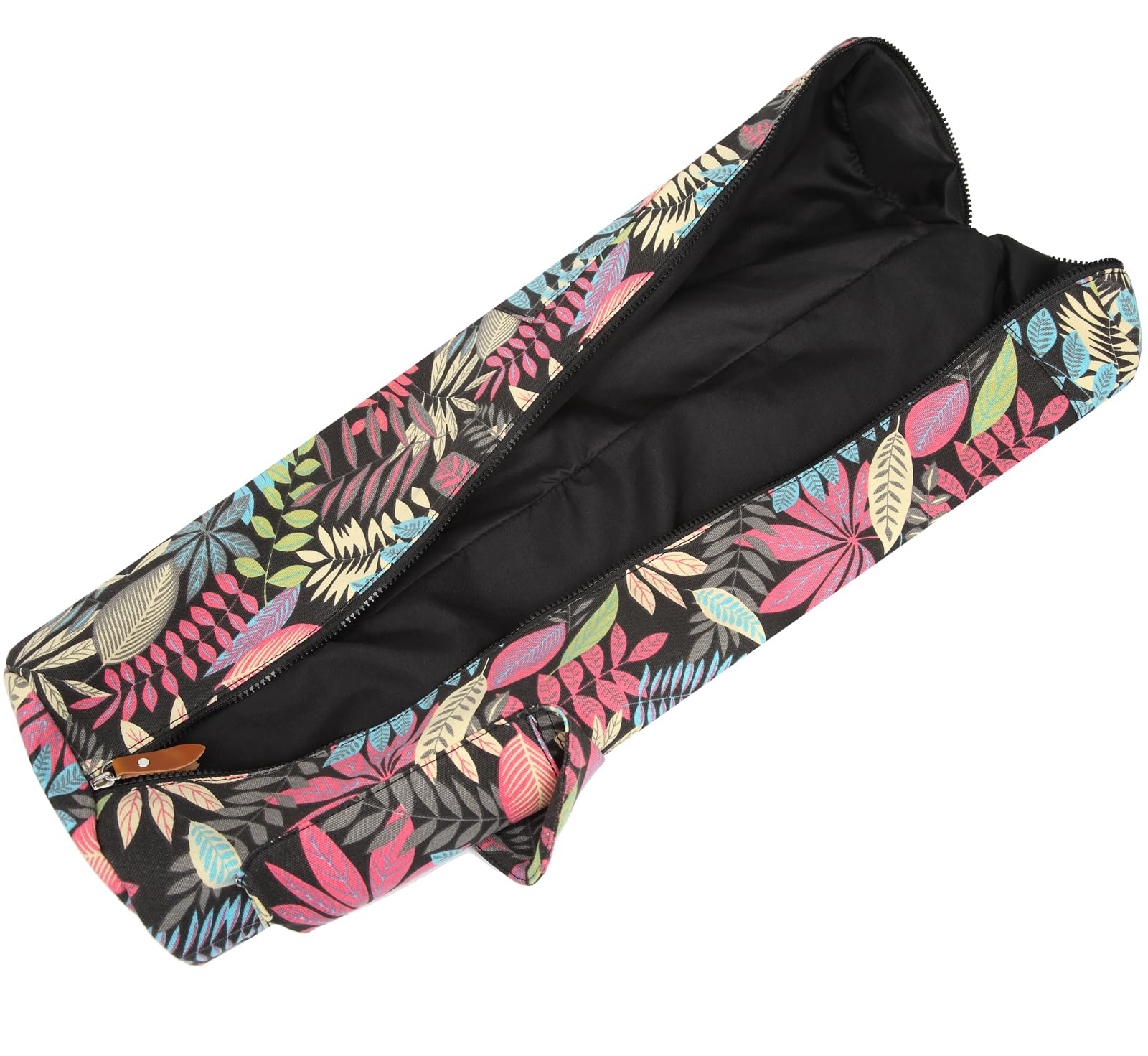 Bolsa para esterilla de yoga, bolsa de transporte para esterilla de yoga con cremallera completa, bolsa de transporte para mujeres y hombres con bolsillos de almacenamiento multifuncionales y