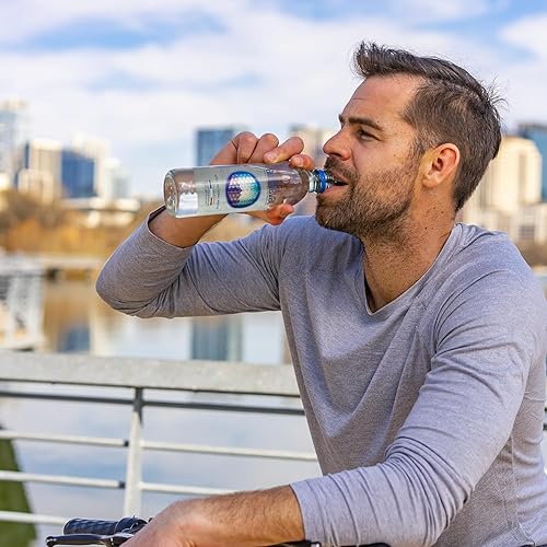 Miniatura 9 de BONNEVAL Agua natural de manantial Agua mineral de los Alpes franceses Botellas de agua 100 recicladas paquete de 6 338 onzas líquidas