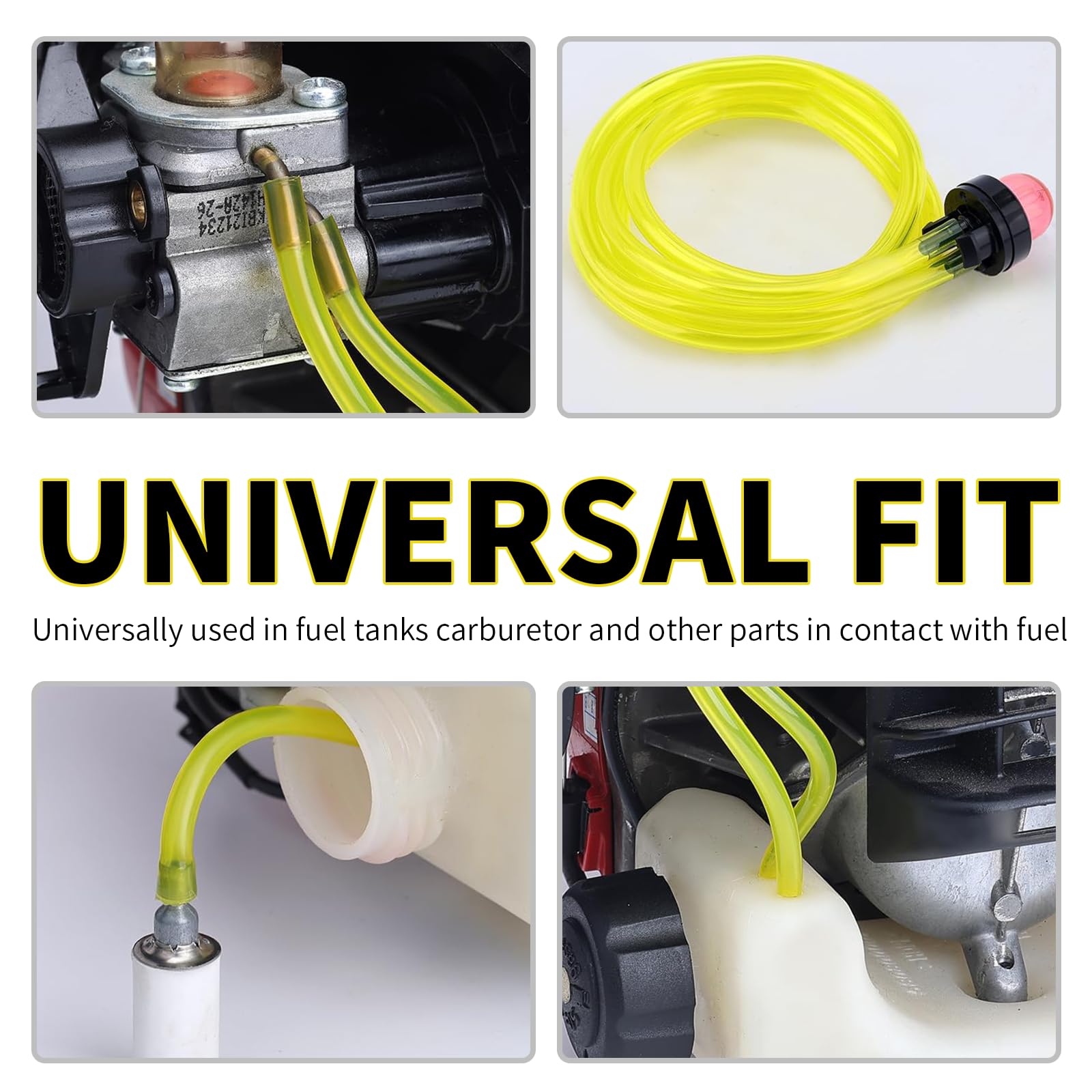 Parts Yellow 2mm X 3.5mm 0.080 X 0.140 3 Foot Length / 6616-3FT I.D X O.D 6616-F