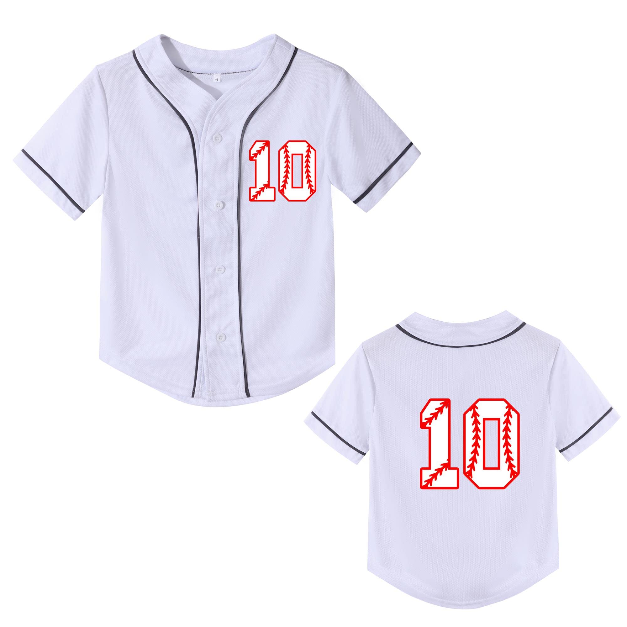 Yuji Itadori Kids Baseball Birthday Shirt 7th 8th 9th 10th Year Old Toddler Boys Girls Shirts Birthday Clothes