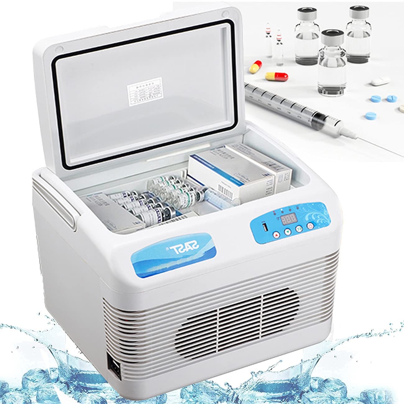 Travel Fridge Portable Drug Refrigerator, Mini Fridge Medicine