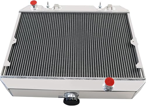 Miniatura 6 de Radiador de aluminio para 1981 1982 1983 Nissan Datsun 280ZX 280Z 2.8L L6 Gas, radiadores de núcleo de 3 filas