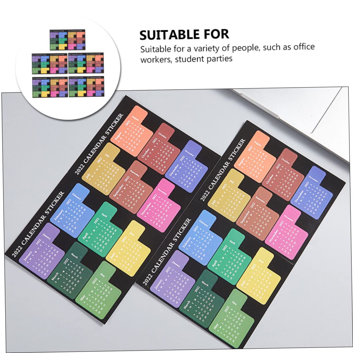 Operitacx 25pezzi Etichette Colorate Fluorescenti Adesive Per Note Pratiche Stickers Indice Per Pianificazione e Organizzazione Agenda