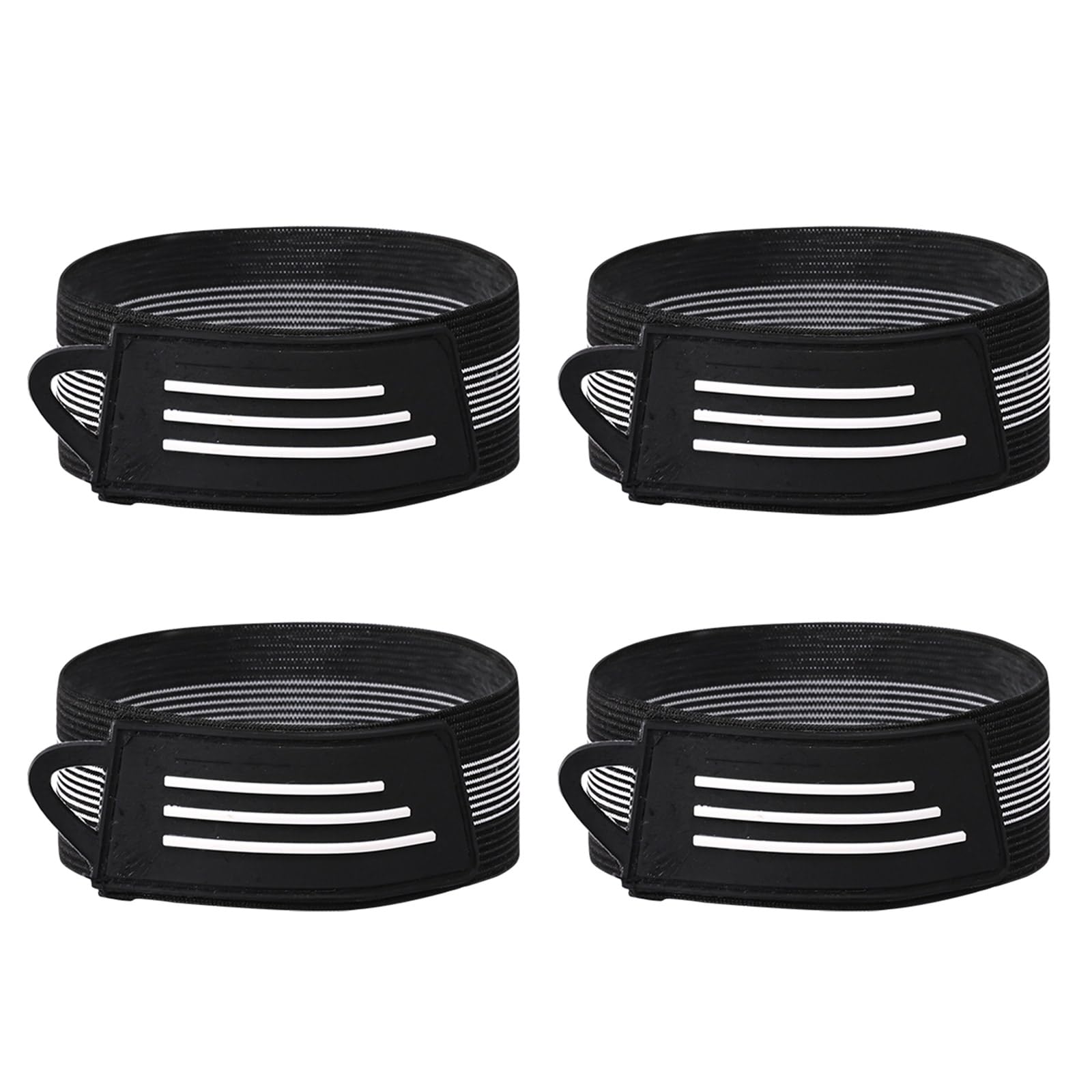 Fasce Elastiche Per Ciclismo - Set Da 4, Regolabili, Per Pantaloni E Caviglie