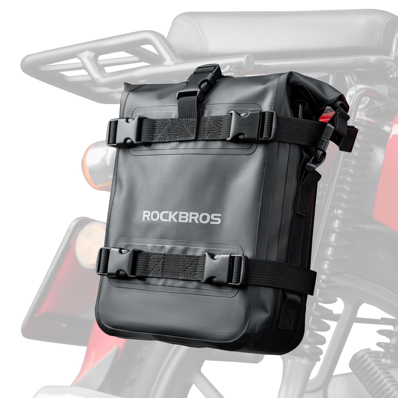 ROCKBROS Seitentasche Motorrad 100% Wasserdicht, 5L, mit Schultergurt