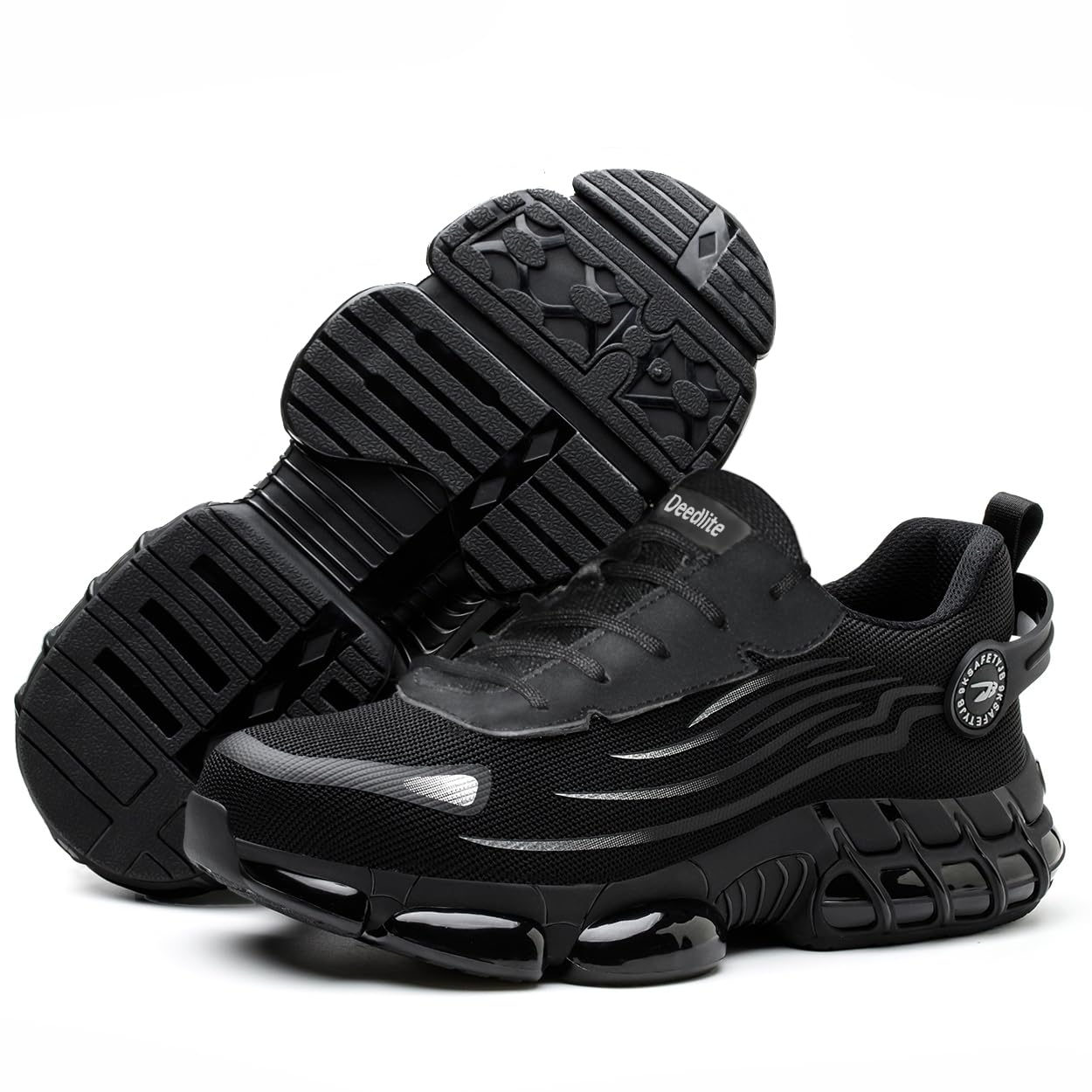 Elevated Pro Trainers Steel Toe Original, Safety Shoes, 2025 New Non Slip Work Shoes for Man Women, Lightweight, Comfortable, Prestivos Slip On Steel Toe