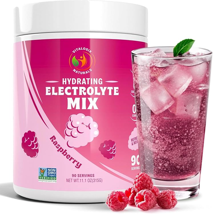 Running Electrites Powder Black Raspberry Electrolyte Powder Raspberry Flavor Sugar Free Hydration Drink Mix 6 ...