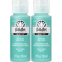 FolkArt Acrylic Paint in Assorted Colors 2 oz, 444, Patina Pack of 2