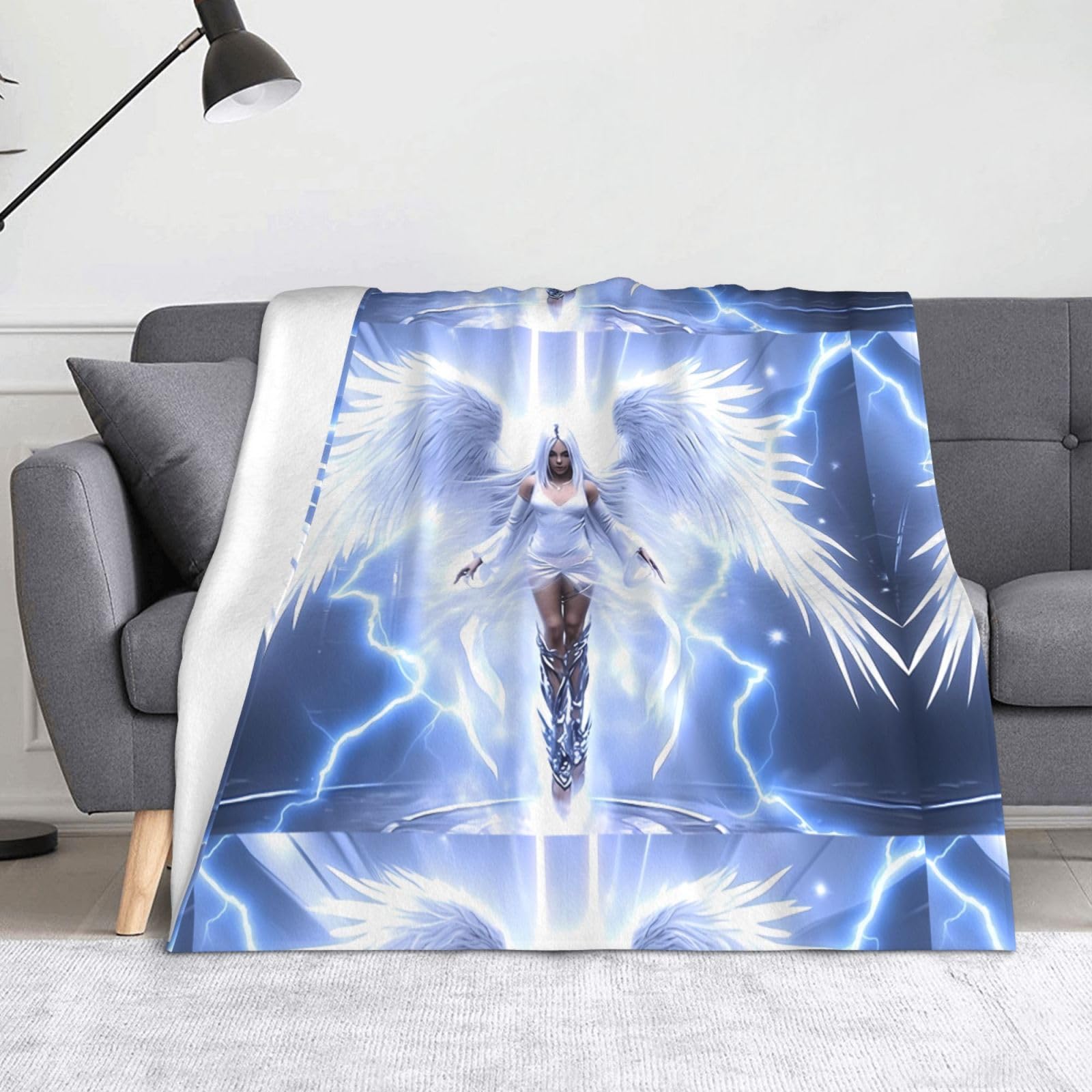 Couverture de voyage 152x127 cm jeté de lit surnaturel pour camping et canapé