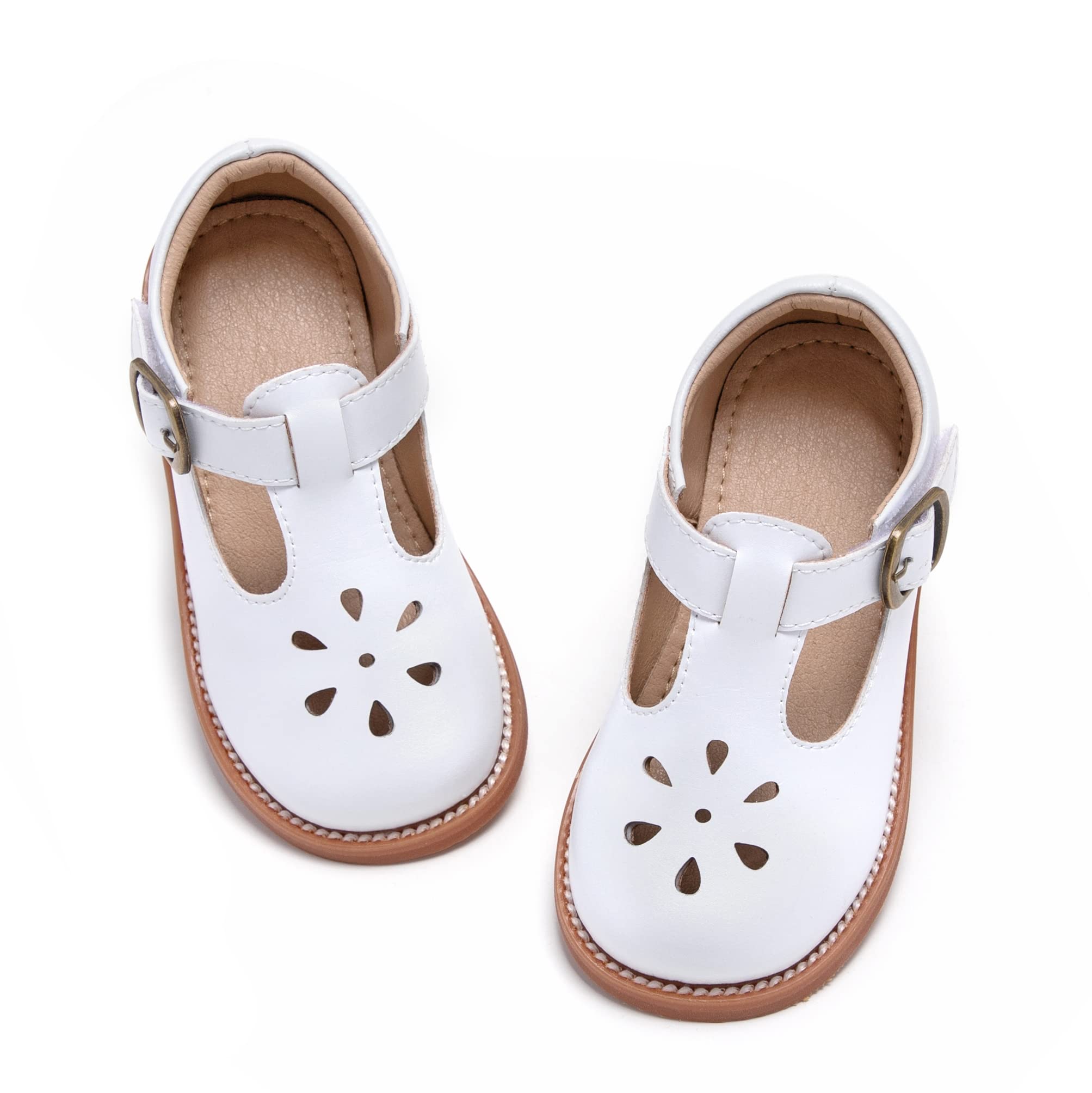 Felix & Flora Toddler Little Girl Mary Jane Dress Shoes - Ballet Flats for Girl Party School Shoes