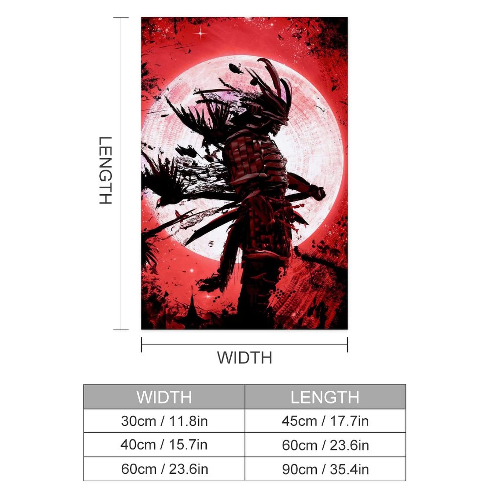 Amazon.co.jp: ポスター 日本の幽霊侍 サムライ ウォールステッカー