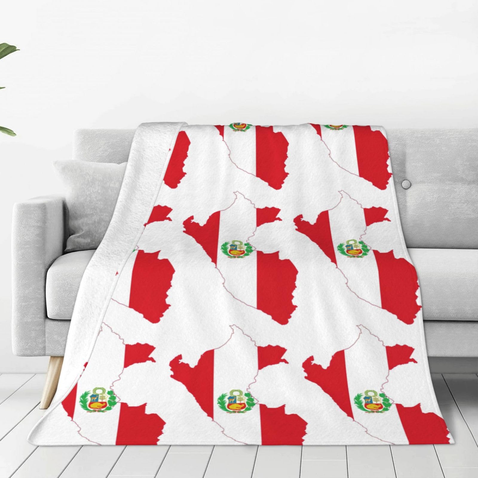 Couverture polaire Pérou douce pour des soirées cocooning chaleureuses sur le canapé