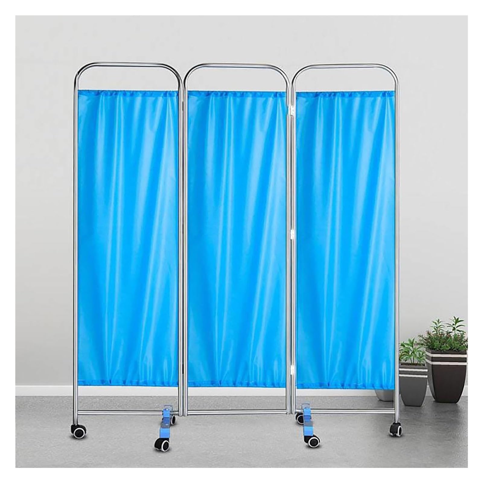 Paravent médical 3 panneaux séparateur de pièce 6 pieds