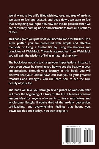 Miniatura 2 de Wabi-Sabi Simple and Effective Methods of Living a Fruitful Life by Using the Theories and Principles of Wabi-Sabi