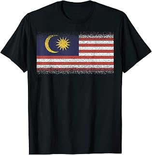National Flag of Malaysia souvenir gift for men women T-Shirt