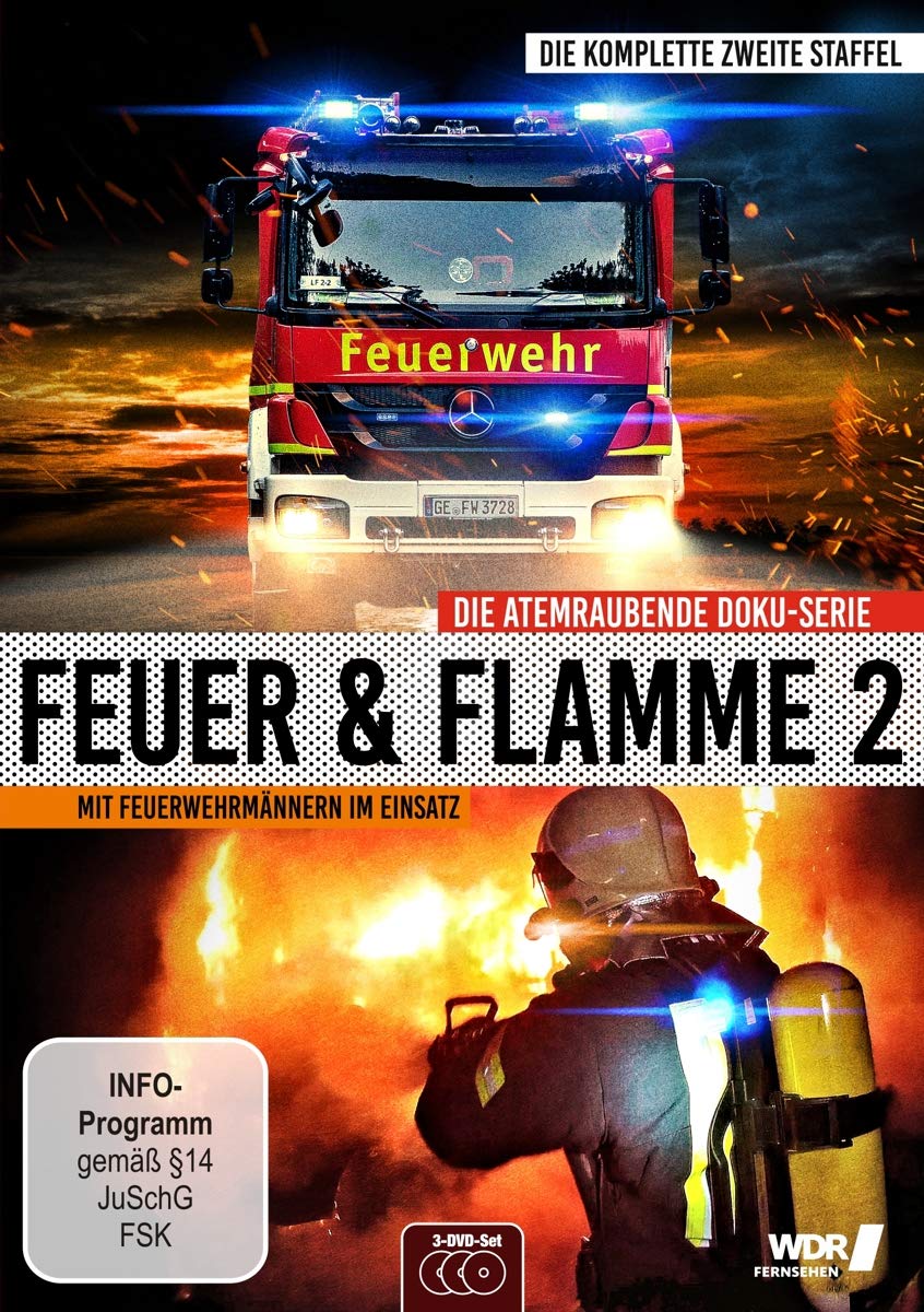 Feuer & Flamme DVD Temporada 2: Serie alemana sobre bomberos reales