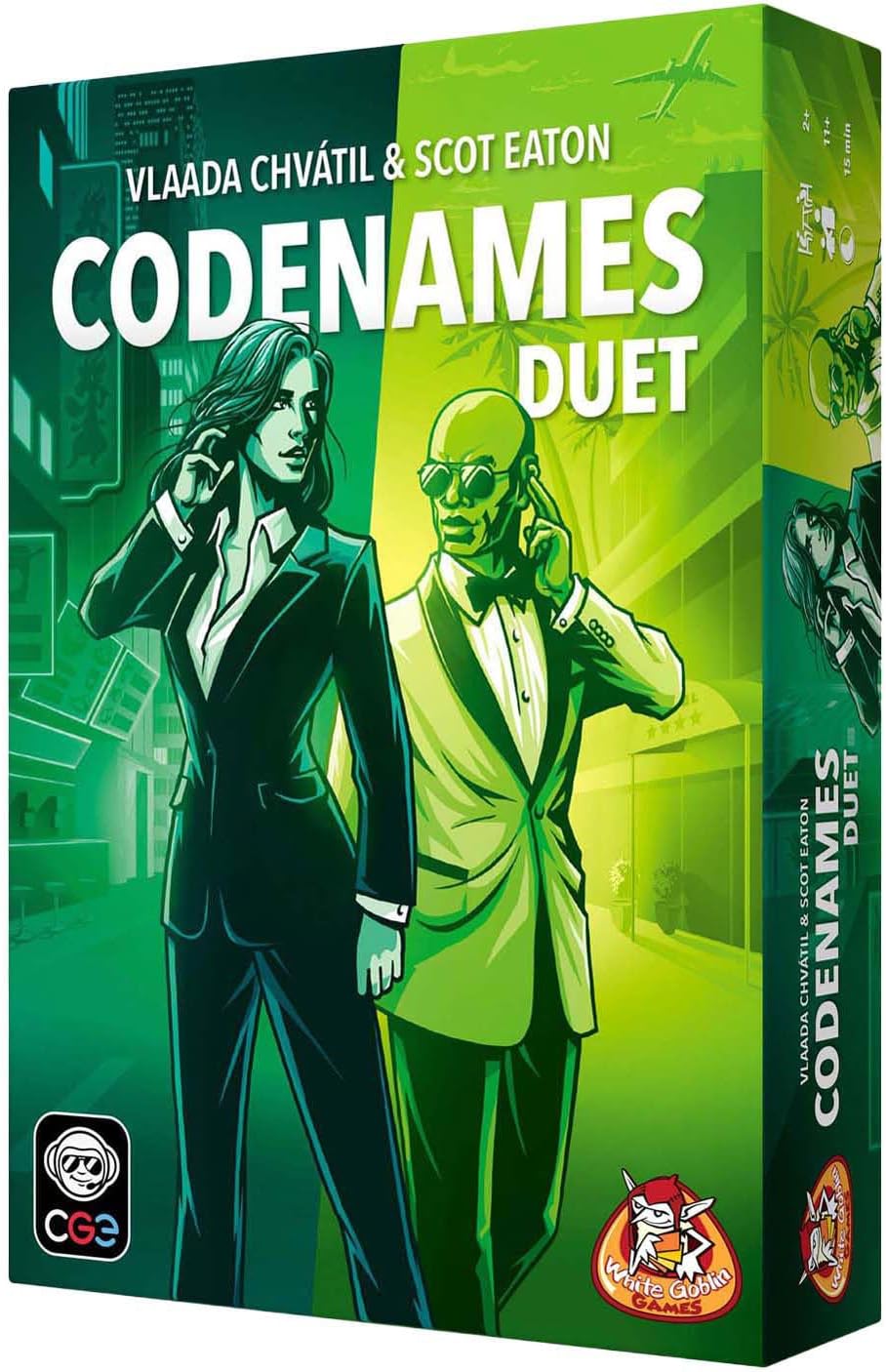 White Goblin Games Codenames Duet - Two-player board game