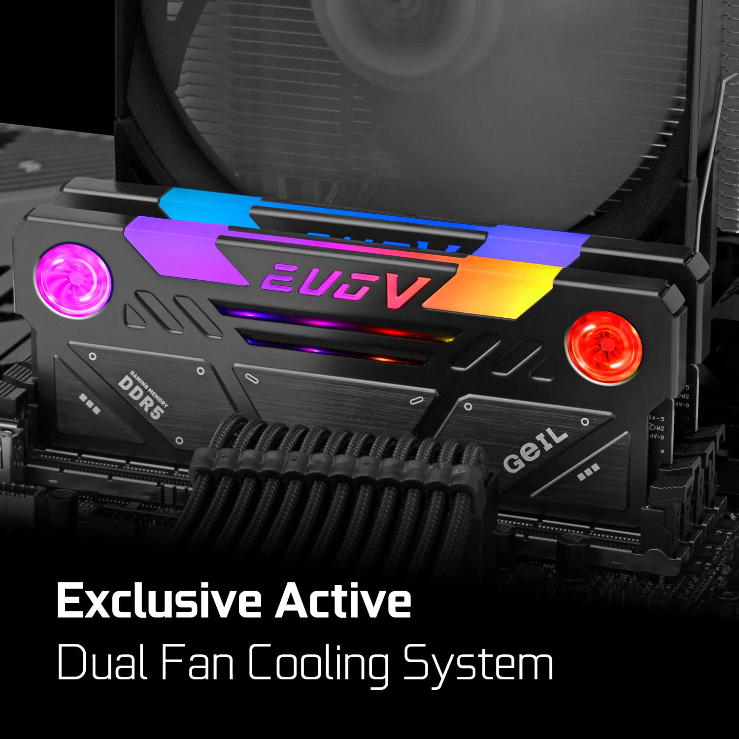 Amazon.com: GeIL EVO V RGB DDR5 RAM, 32 GB (16 GBx2) 6400 MHz 1.35