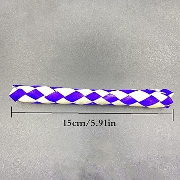 6 Pcs Blue, Green and Red Classic Finger Traps Chinese Finger Trap Bamboo Chinese Bamboo Toys Birds Foraging Toy Assorted Colors PET Bird Chew Toy Classic Party Toys for Adults Finger Puppets