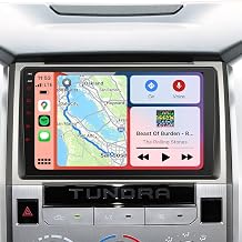8 Core Radio Stereo for Toyota Tundra 2014-2021 fit JBL or no JBL  with Wireless CarPlay & Android Auto, 4+64G 9 Inch QLED Toyota Tundra Head Unit,Steering Wheel Control, GPS Navagation,AM/FM Radio