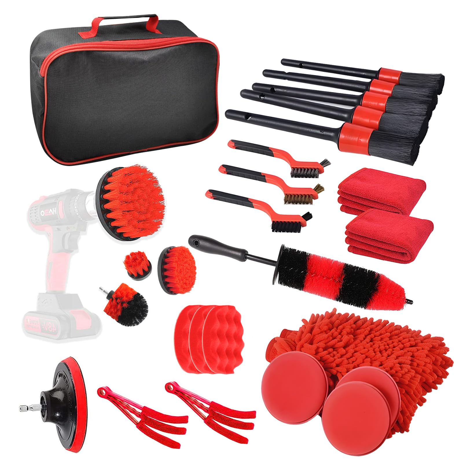 AstraLoom 26-Piece Car Detailing Kit