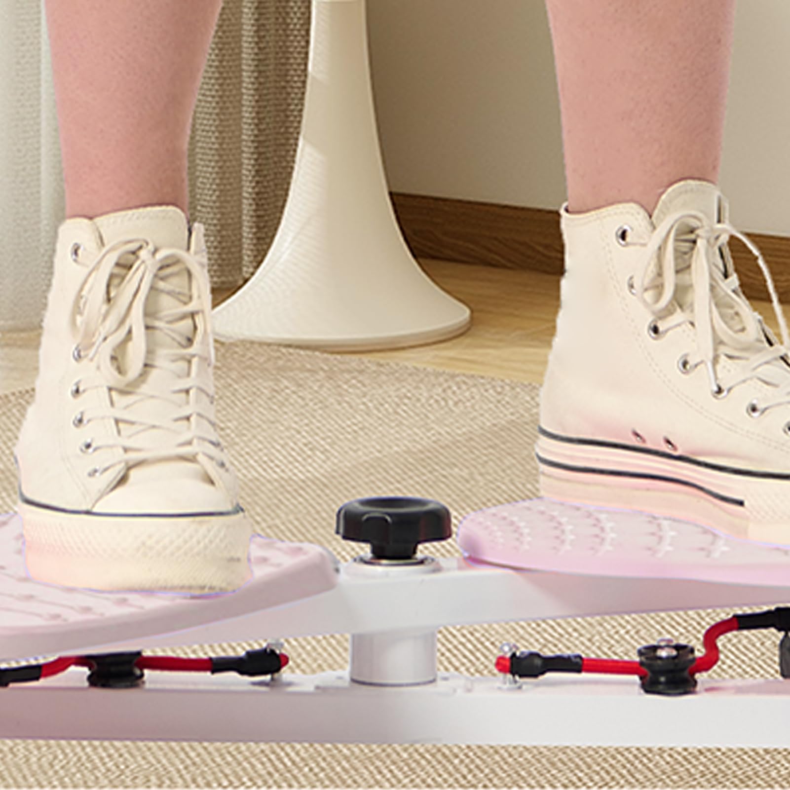 Macchina Per Torsione Della Vita Tavola Girevole Per Allenamento Con Bande | Attrezzatura Fitness Per Tutto Il Corpo, Strumento Per Modellare Il Core Per Palestra, Dormitorio, Viaggi,