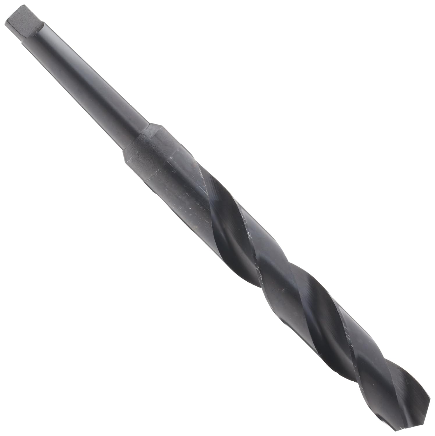Chicago Latrobe 110S High-Speed Steel Taper Shank Drill Bit, Black Oxide Finish, #3 Morse Taper Shank, 118 Degree Conventional Point, 1-1/8" Size