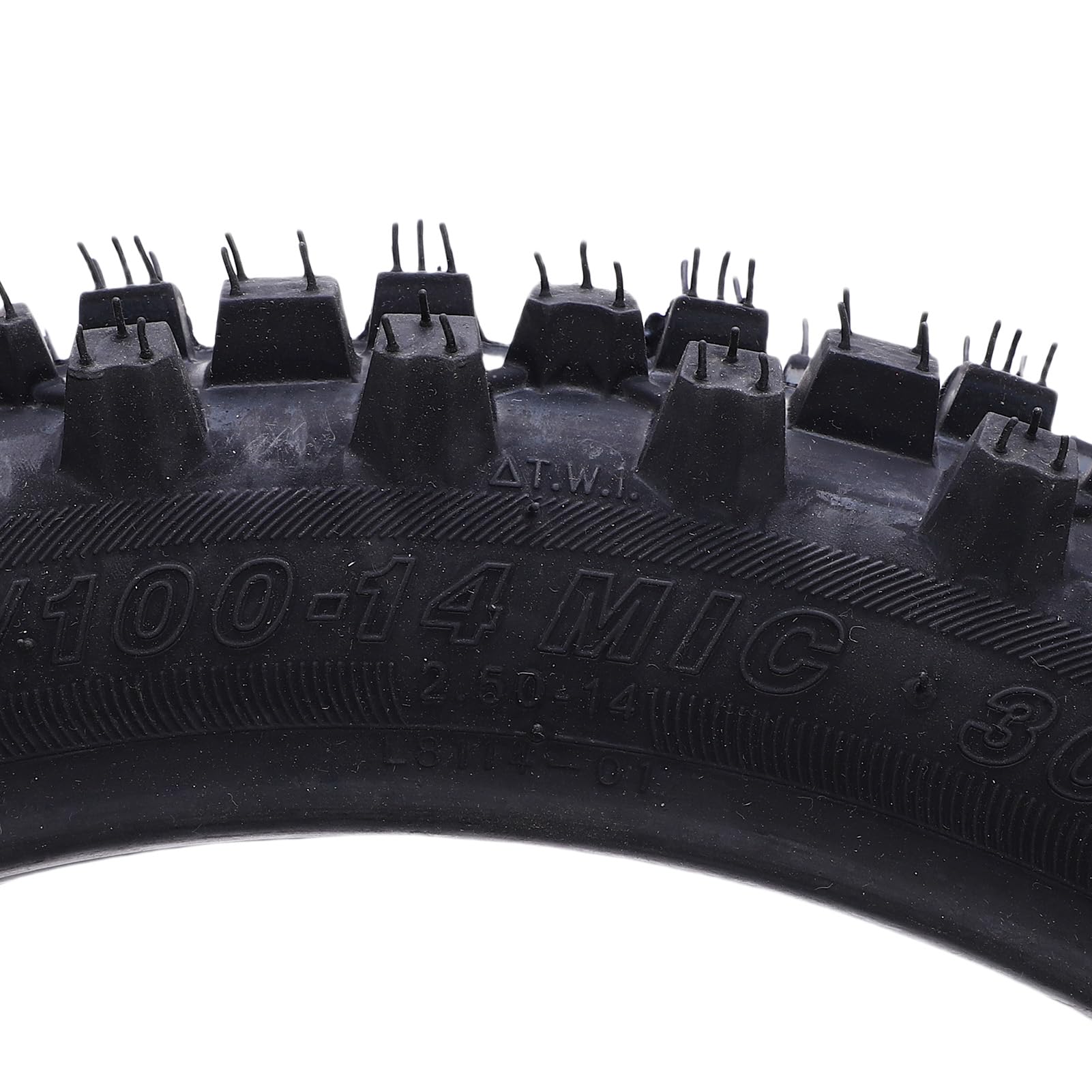 Keenso Pneumatici Moto Pneumatico Anteriore Camera d'Aria di Ricambio in Gomma 14 Pollici 2.50 14 Set di Ruote Anteriori con Valvola Diritta TR87 per Pit Dirt Bike CRF70 CRF110 XR70 KLX110