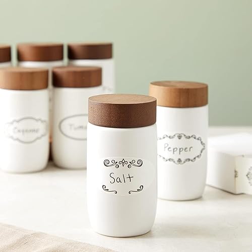 Miniatura 4 de Juvale Etiquetas solubles para alimentos – Paquete de 300 unidades, rectangulares blancas, 1.1 x 2.25 pulgadas – Etiquetas para tarros de conservas