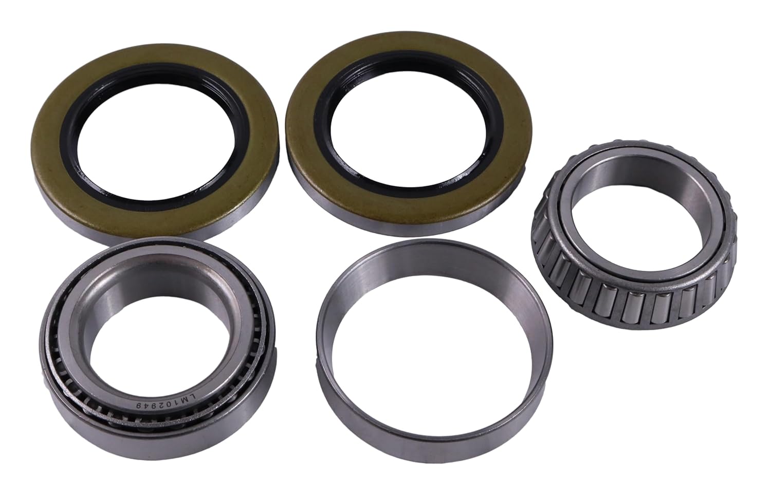 Wheel Bearing Kit LM102949 LM102910 B93176 Compatible with Case IH Skid Steer Loader 1830 1835 1835HH 1835C 1838 1840 1530B 1700 Series