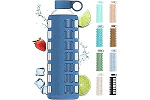 Premium Glass Water Bottle 32oz for Pure Hydration