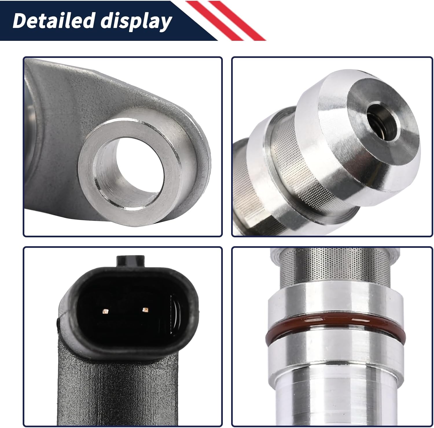 12687167 12732244 Camshaft Position Actuator Solenoid Valve Fit for Cadillac XT5 2017-2024 / XT6 2020-2024 / CT5 2021-2024 For Chevrolet Camaro 2016-2024