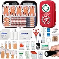Vista 1 de First Aid Kit & Survival First aid Kit, Includes 300 Pieces, First aid for Camping, Home, car, All Purpose kit, Emergency First aid kit, for All