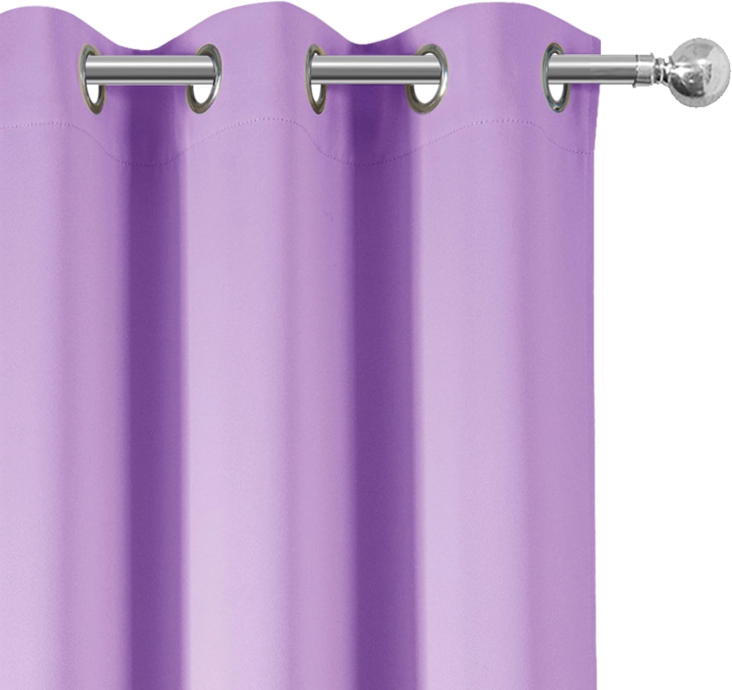 LEMOMO Blackout Curtains 38 x 54 inch/Lavender Curtains Set of 2 Panels/Thermal Insulated Room Darkening Bedroom Curtains thumbnail