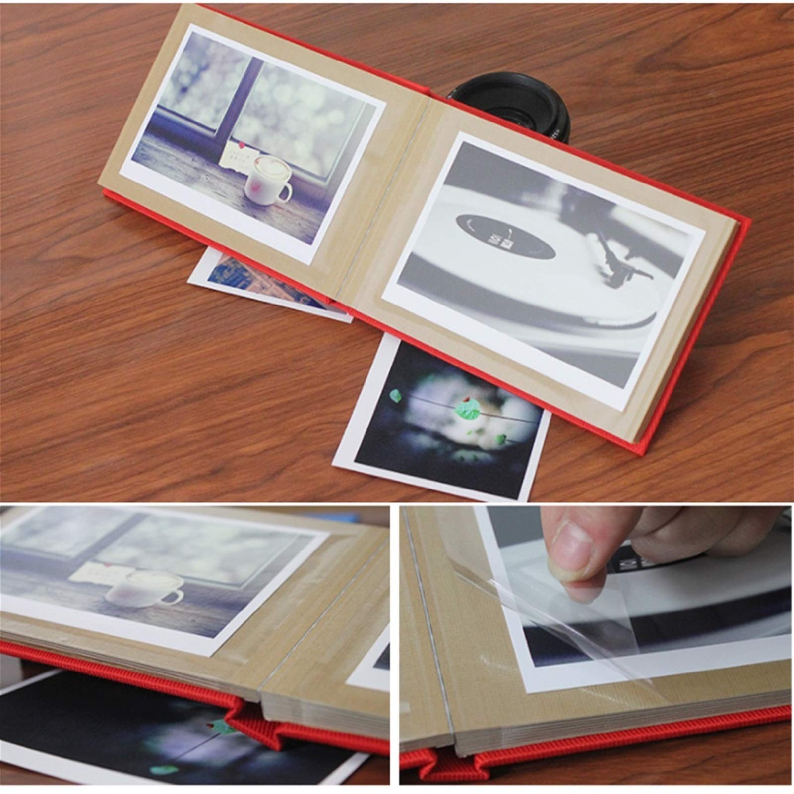 Álbumes de Fotos Álbum de Fotos de Negocios 7 Pulgadas A5 álbum de Viaje graduación de la Familia Regalo de Boda del Aniversario Álbumes(Blauw)