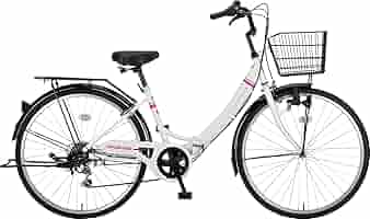 CAPTAIN STAG (折りたたみ自転車 アルミ　シルバー 26インチ、軽い CAPTAIN STAG (折りたたみ自転車 アルミ シルバー 26インチ、軽い