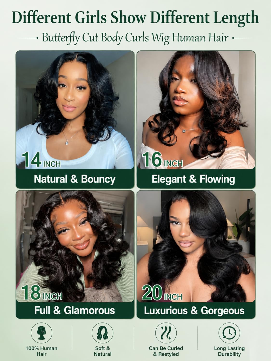 KLAIYI Loose Body Wave Glueless Bouncy Curls 180% Density Bye Bye Knots Precut 7x5 Lace Front Wigs Human Hair Drawstring Pre Plucked Bleached 3S Ready to Wear and Go Wig with Face Framing Bangs 22Inch