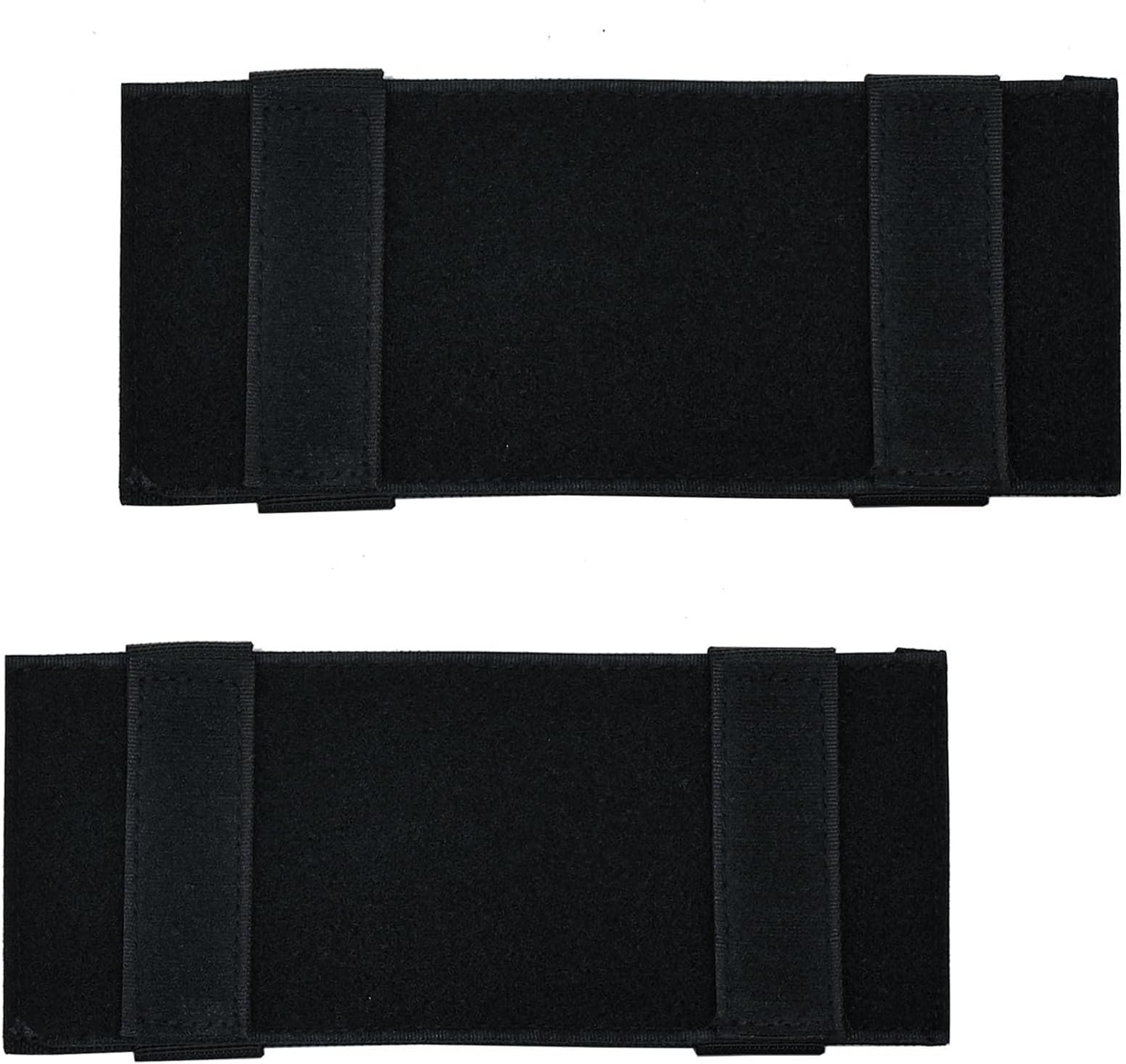 2Pack Molle Patch Panel Badge Pad Morale Patches Hook&Loop ID Tag Plank Adapter Panel for DIY Patch Badge 7''x3.4'‘